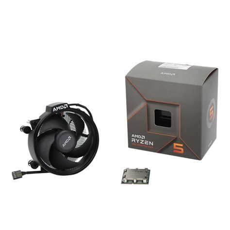 AMD Ryzen 5 7600 5nm SKT AM5 CPU; 6 Core/12 Thread; Base Clock 3.8GHz;32 MB Cache; Radeon Graphics; Wraith prism cooler