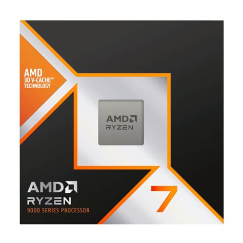 AMD Ryzen 7 9800X3D; 8 Cores/16 Threads; Socket: AMD5 ; 5.2GHz max boost; 104MB cache; 120W TDP