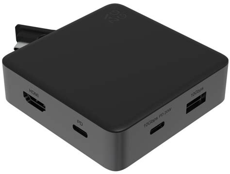 ZAGG-Accessory-4 Pro Hub-Grey/Black