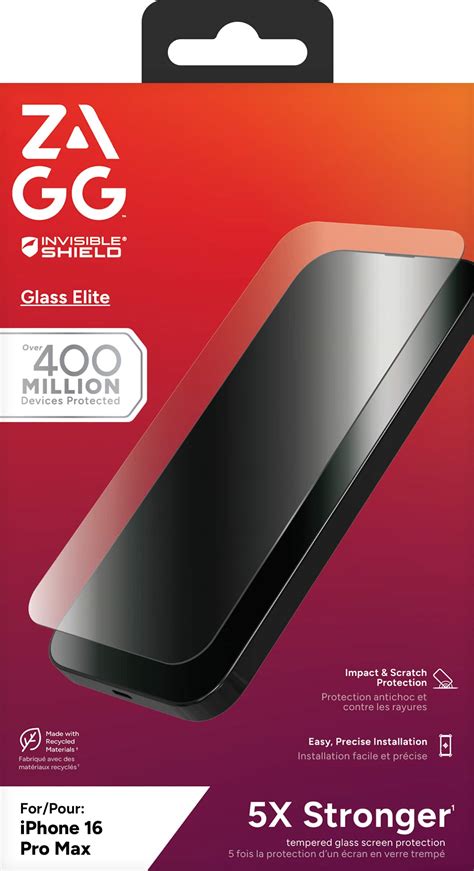 InvisibleShield Glass Elite Apple iP16 Pro Max  Screen