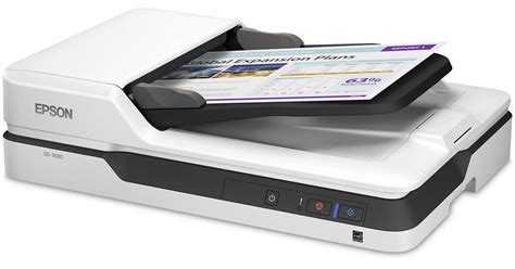 Epson WorkForce DS-1630 flatbed scanner; Smallest footprint in its class; Scan books, bound documents, passports and delicate items; Auto crop, skew correction, blank page and background removal; 25ppm scan speed; USB 3.0 connectivity; No slow down, even when scanning at 300dpi high resolution; one-touch scanning to folders, email, online storage accounts; Warranty 1 Year Carry-in