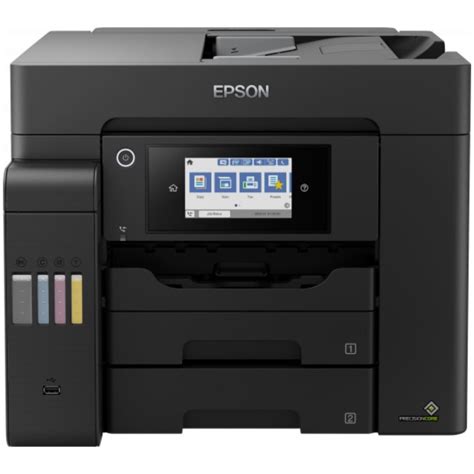 Epson EcoTank L6550 4-in-1 with WiFi, WiFi-Direct and Ethernet; Print, Copy, Scan and Fax;2x A4 250-sheet front tray, 50-sheet rear feed, 50-sheet A4 ADF; Wi-Fi, Wi-Fi Direct, Ethernet & free mobile printing apps; 32 ppm Black and 22 ppm Colour;  Warranty 1 year carry-in
