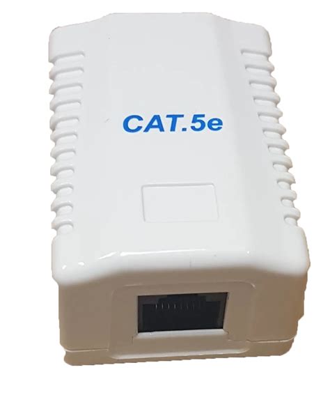 RCT- CAT5 WALLBOX SINGLE PORT