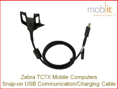 Zebra CABLE; DATA;TC7X SNAP ON USB CABLE
