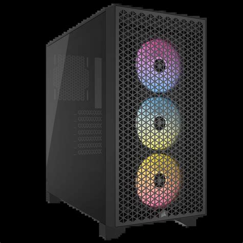 Corsair 3000D AIRFLOW Mid-Tower PC Case
2x 2.5" Drive Bays, 2x 3.5" Drive Bays
Fan layout: Front 3x 120mm/2x 140mm, Top 3x 120mm/2x 140mm, Rear 1x 120mm - 2x AF120 Elite fans included
2x USB 3.0
Colour: White
Mini-ITX, Micro-ATX, ATX