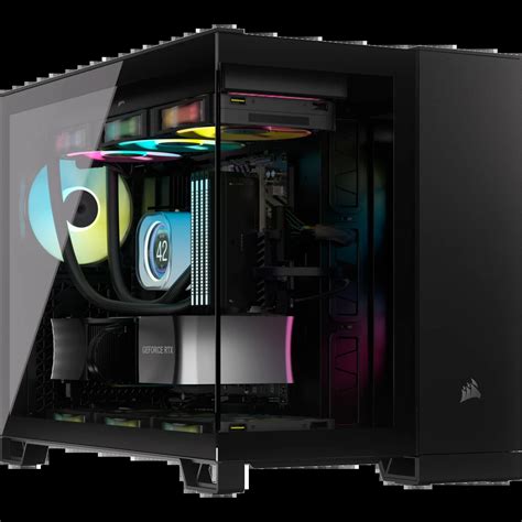 Corsair iCUE LINK 2500X RGB Micro ATX Dual Chamber PC Case
2x 2.5" Drive Bays, 2x 3.5"
Fan layout: Top 3x 120mm ,2x 140mm, Side 2x 120mm, Bottom 3x 120mm; 2x 140mm, Rear 1x 120mm.  2x Pre-installed RX120 RGB fans and iCUE LINK System
2x USB 3.2 Type-A (Gen1), 1x USB 3.2 Type C (Gen2)
Mini-ITX, Micro-ATX
Colour: Black