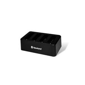 Newland ID 4-Slot battery charger for MT90 series Incl. adapter with UK & EU power plug NLS-DC9050-4B