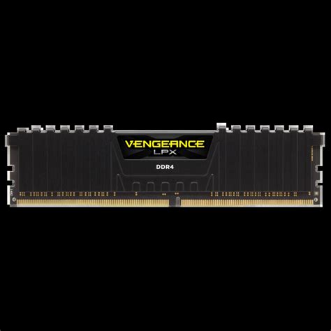 Corsair VENGEANCE® LPX 8GB (1 x 8GB) DDR4 DRAM 3000MHz C16 Memory Module16-20-20-38; 1.2V; Black