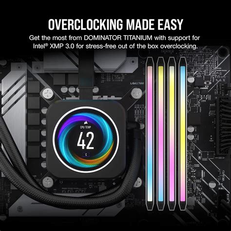 Corsair DOMINATOR TITANIUM 48GB (2 x 24GB) DDR5 7200 CL36-46-46-116 1.40V Intel XMP - BLACK