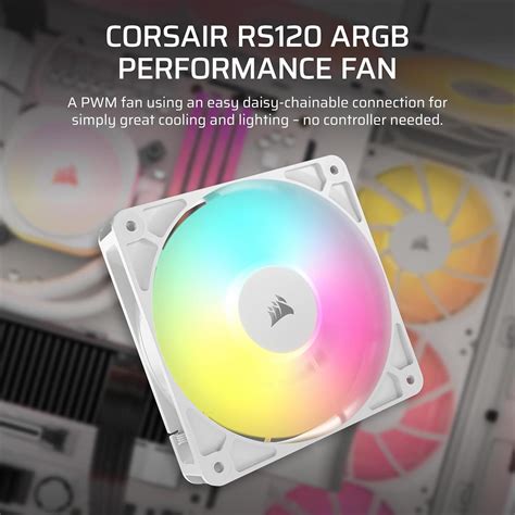 Corsair RS120 ARGB 120mm PWM Fans Single Pack