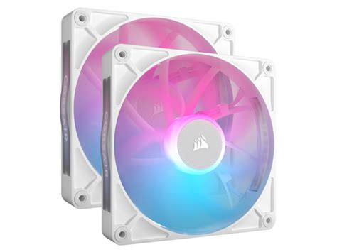 CORSAIR RX Series; iCUE LINK RX140; 140mm Fan; Dual Pack - White. 