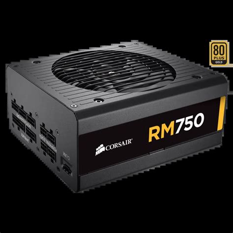 Corsair RM Series™ RM750e — 750 Watt 80 PLUS Gold Fully Modular ATX PSU; ATX 3.1 and PCIE 5.1 ; 7yr Warranty