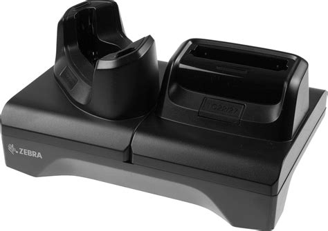 Zebra TC22/TC27 Single Slot Charge Only Cradle; Removable shim pre-installed for device without boot; compatible for device with
