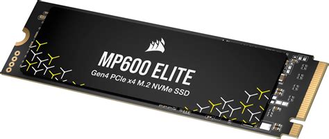 Corsair MP600 ELITE 1TB Gen4 PCIe x4 NVMe M.2 SSD with heatsink; Read Up To 7000MB/s; Write up to 6200MB/s
