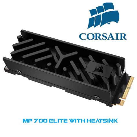 Corsair MP700 ELITE with Heatsink 1TB M.2 NVMe PCIe Gen. 5 x4 SSD; Read Up To 10 00MB/s; Write up to 8500MB/s