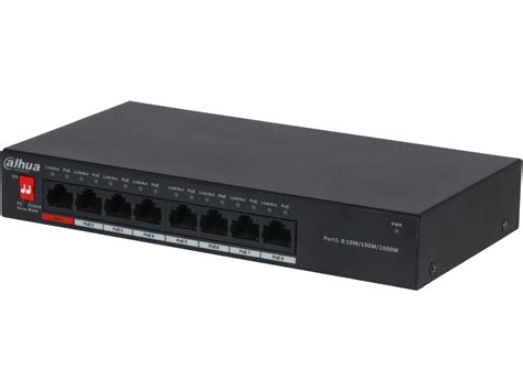 Dahua 8-Port Unmanaged Desktop Switch with 8 Port PoE