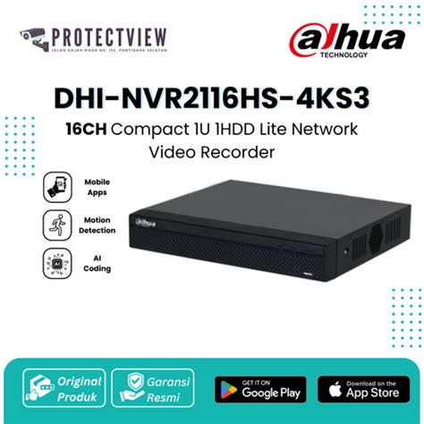 Dahua 16CH Smart 1U 8PoE 1HDD Lite NVR