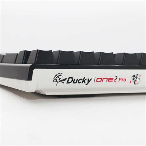 Ducky Keyboard One 2 Pro 60% Mechanical Keyboard; RGB; PBT Double Shot Keycaps - White- Cherry Black .