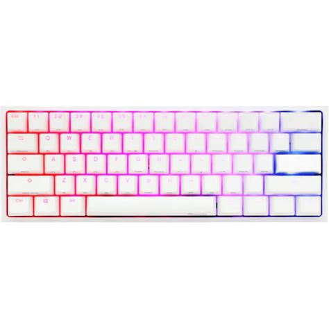 Ducky Keyboard One 2 Pro 60% Mechanical Keyboard; RGB; PBT Double Shot Keycaps  - Cherry Blue .