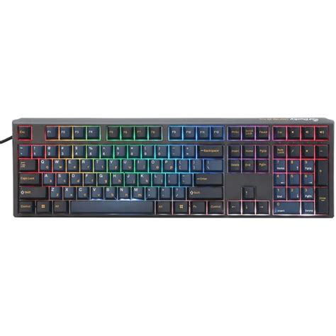 Ducky Keyboard One 3 Pro 100% Mechanical Keyboard; RGB; PBT Tripple Shot Keycaps  - Cherry MX2A Red .