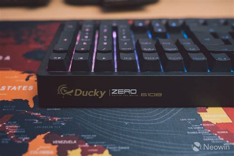 Ducky Keyboard Zero 6108 100% Mechanical Wireless Keyboard; RGB; USB 2.0 / 2.4GHz / BT - Cherry MX2A Brown switches.