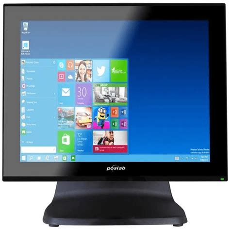 Poslab 15''PCAP Touch Monitor; USB Interface; Res 1024*768; VESA 75 Compatible