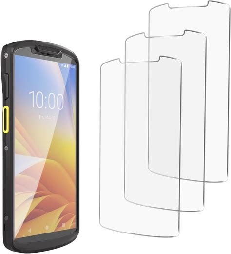 Zebra Set of three screen protectors for TC53 / TC58; TC53e / TC58e / TC53e-RFID devices.