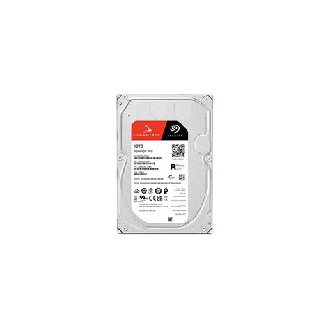 Seagate Ironwolf Pro ST10000NT001 10TB 3.5'' HDD NAS Drives 7200 RPM; SATA 6GB/s Interface; 256MB Cache;550TB/Year; Unlimited Ba