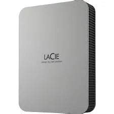 Seagate LaCie 4TB; USB-C; USB 3.1; Aluminum enclosure; Silver