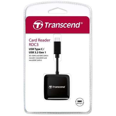 Transcend USB 3.2 Gen1 Type C ( 5 Gbps)  SD & MicroSD Card Reader