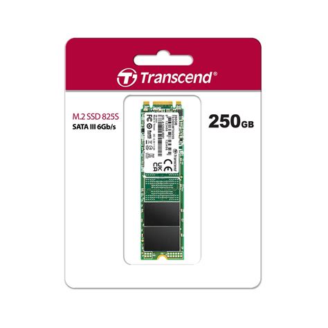 TRANSCEND 250GB MTS825S M.2 SATA3 2280 SSD - CACHELESS TLC