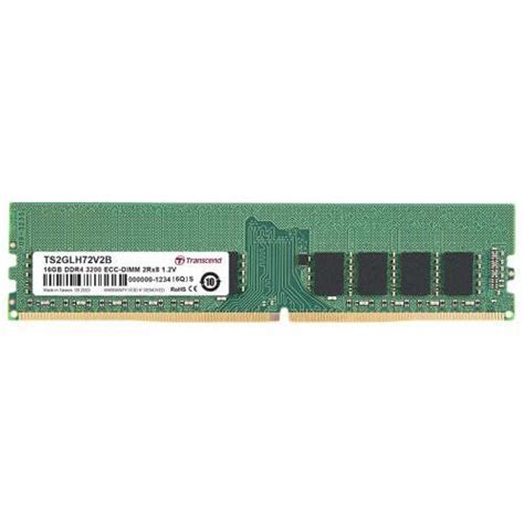 TRANSCEND 16GB DDR4-3200 ECC DIMM 2Rx8 2Gx8 CL22 1.2V