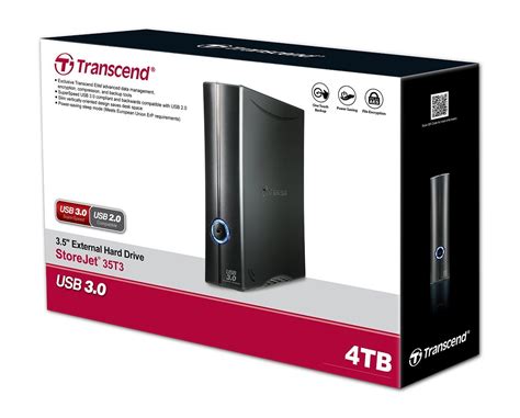 TRANSCEND STOREJET 4TB 3.5'' USB3.0 HDD